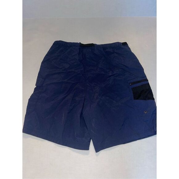 Hook & Tackle Fishing Outdoor Swim Trunks Mesh Lined Shorts Blue Men's LARGE A25 - Picture 6 of 7